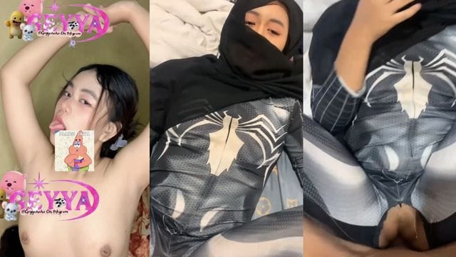 Bokep Indo Geyya Maymortis Pake Hijab dan Kostum Spiderman HOT