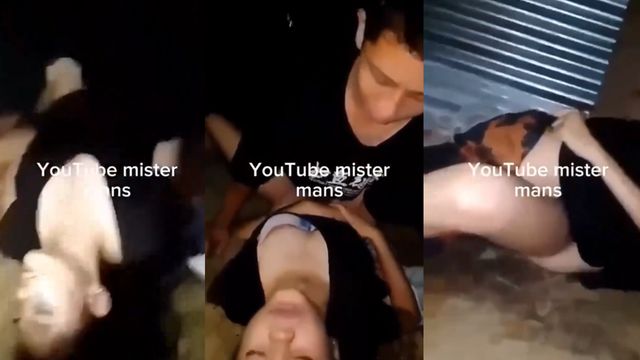 Bokep Indo Kena Ewe Gangbang di Rekam di Tongkrongan