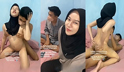 Bokep Indo – Tante Hijab Mabar Sama Brondong Dikosan 1